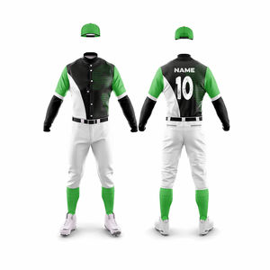 Uniformes de Béisbol Personalizados de Alta Calidad, Nueva Llegada, Transpirables, con Logotipo Bordado por Sublimación, Conjuntos Estampados - Product Image 6