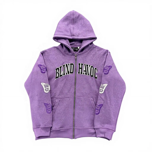 Custom Logo Acid Wash Fleece Cotton Heavyweight Oversized Hoodie <b>Sweatpants</b> <b>Set</b> Silk Screen Printed Streetwear Men's Autumn <b>Set</b> - Product Image 5
