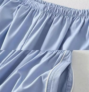 ชุดวอร์มไนลอนแบบ unisex ระบายอากาศได้ดี พิมพ์ลาย พร้อมโลโก้สั่งทำ เสื้อแจ็คเก็ตแบบมีเชือกผูก กางเกงจ็อกเกอร์ ชุด 2 ชิ้น มีฮู้ด คอปกแบบเรียบ - Product Image 2