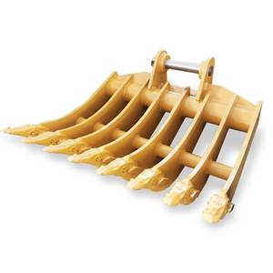 Rastrello per Mini Escavatore Monde, Accessorio per Pulizia Terreno, Condizionatore del Suolo, Ripper Rake - Product Image 1