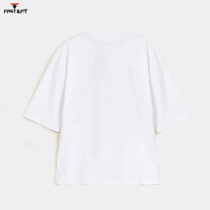 Camiseta de algodón 100% de peso pesado para hombre, camiseta de alta calidad lisa de gran tamaño con estampado de diseño personalizado, estilo informal ecológico para el verano - Product Image 2