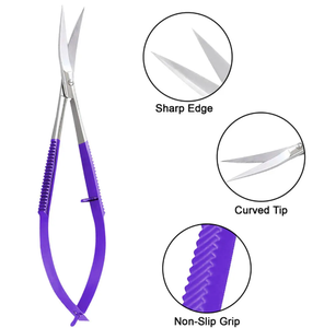 Tijeras Profesionales para Uñas de Acero Inoxidable de Alta Calidad, Multifuncionales, con Hojas Rectas para Uso en Salón, Afiladas y de Alta Resistencia - Product Image 2