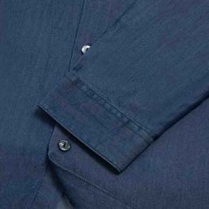 Camisa de Vestir Aristino Brezza para Hombre, Estilo Mandarín, Antiarrugas, Transpirable, 100% para Trabajo, Estilo ALS2120Z, Precio de Mayoreo, Top Ventas - Product Image 4