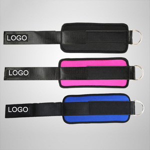 2024 nuevo mejor gimnasio acolchado Fitness al por mayor correas de tobillo de Color sólido de alta calidad para máquinas de Cable - Product Image 6