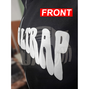 Nouveau design 2025 – Sweat à capuche Y2K pour homme en molleton 100 % polyester, coupe régulière, logo 3D intégral, fermeture éclair intégrale, effet gonflé, idéal pour l'hiver - Product Image 2