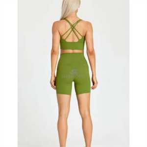 Gym set for women anti bacterial and quick dry activewear <b>sports</b> set for women with full customization with OEM service - Product Image 3