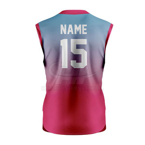 Stylish Eco-Friendly 100% Polyester Softball Sleeveless Shirt-Modern Sports Shirt for Men's Adult Teams Comfortable Fit - Product Image 2