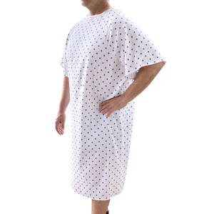 Vêtements d'hôpital pour patients en polyester tissé imprimé 100% en gros, de haute qualité, unisexe - Product Image 5