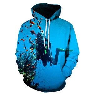 Mejor Precio 2025 Sublimación personalizada Impreso 100% Algodón Fleece Pullover Sudadera con capucha Nuevo diseño Ropa de pesca para hombres al por mayor - Product Image 1