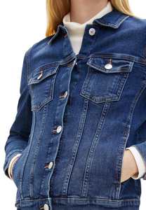 แจ็กเก็ตผ้าเดนิมสำหรับผู้หญิงใส่ใน Blau-2มีกระดุมสวมใส่สบายเหมาะสำหรับทุกฤดูกาล - Product Image 4