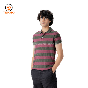 Haute qualité 100% polyester/coton pour hommes pour polos respirant et confortable impression personnalisée en prix usine service OEM - Product Image 3