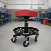ITA Tools Chaise roulante avec plateau réglable, siège d'atelier, capacité 159 kg/350 lb, OEM ODM
