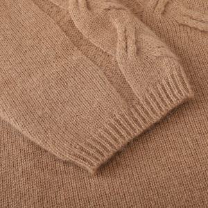 Automne et hiver pull en cachemire femmes pull à col rond décontracté haut tricoté femmes sous-manteau court couleurs de mode - Product Image 3