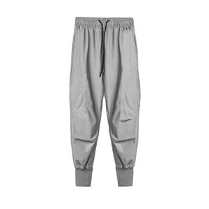 Pantalon de survêtement baggy gris pour homme Pantalon de sport surdimensionné Pantalon de streetwear taille haute pour l'hiver - Product Image 3