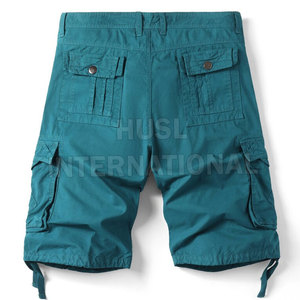 Custom Logo Summer Fitness <b>Cargo</b> <b>Shorts</b> for <b>Men</b> Pure Cotton with Unique Style and Pattern Decoration - Product Image 2