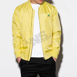 Dernier blouson bombardier d'hiver pour hommes, blouson en coton à logo personnalisé de couleur unie pour hommes, streetwear à la mode Offre Spéciale - Product Image 4