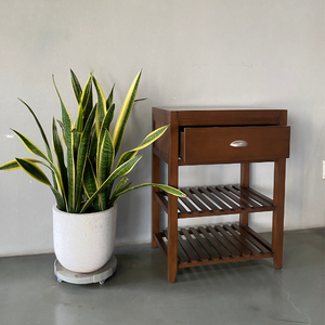 Mesita de noche de madera maciza moderna personalizada mesitas de noche cajón gabinete para el hogar sala de estar dormitorio muebles para apartamento - Product Image 1