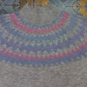 Jersey de punto de Otoño de alta calidad para mujer al por mayor, cárdigan de moda con cuello en V y cuello levantado, estilo informal - Product Image 1