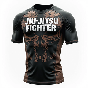Rashguard Profesional de MMA Personalizado, Mangas Cortas, Elástico, Transpirable, de Secado Rápido para Mayor Comodidad y Rendimiento Confiable, Kimono - Product Image 3