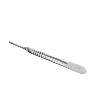 Compre mango de bisturí 4 instrumento quirúrgico de acero inoxidable para procedimientos médicos veterinarios con instrumento médico de agarre antideslizante - Product Image 2