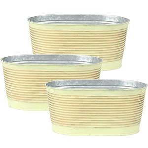 Rustique Noël Galvanisé Jardinières Seaux De Noël Décoratif De Noël En Métal Pot De Fleur Ferme Fleur Décor Décoration De La Maison - Product Image 3