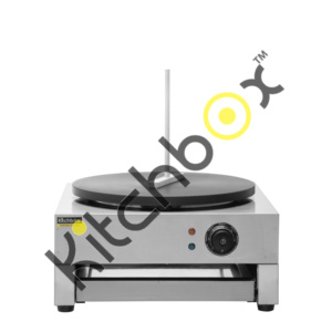 เครื่องทำเครปสแตนเลสอุตสาหกรรมเชิงพาณิชย์ Kitchbox กำลังไฟ 3000 วัตต์ พร้อมระบบไม่ติดกระทะและตั้งเวลาได้ 1-5 นาที - Product Image 2