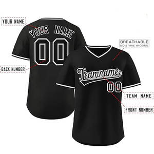 Maillot de baseball pour homme le plus vendu, maillot de baseball pour homme à séchage rapide, nouveau design, maillot de baseball personnalisé pour homme - Product Image 6