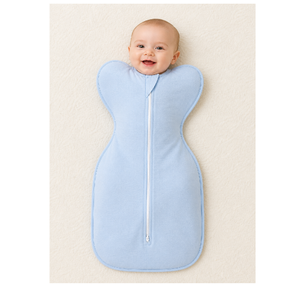 Gigoteuse de luxe Hippo Baby bleu ciel 100% coton premium ultra doux et respirant pour nouveau-né - Product Image 5