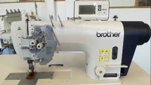 Machine à coudre industrielle à double aiguille à entraînement direct Brother T-8452D, point de coin, écran tactile LCD, en plastique – Meilleures ventes - Product Image 3