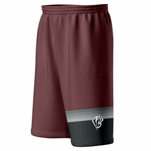 Shorts de basket-ball pour hommes 100% polyester Taille plus Pantalon court décontracté avec poche Vente en gros Design en maille d'été - Product Image 2