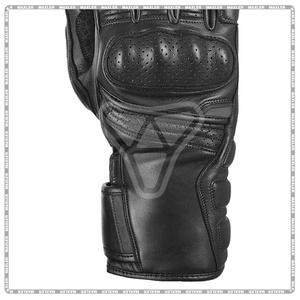 Gants de moto unisexes longs et courts, en cuir, durables, de haute qualité, équipement de protection pour l'hiver - Product Image 5