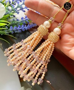 Pompon fait main pour l'artisanat, la fabrication de bijoux, les boucles d'oreilles, les sacs, les porte-clés, accessoires, matière en coton, vente en gros, couleurs personnalisées, option d'usine - Product Image 5