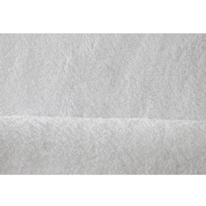 Tapis de bain jacquard en fil teint à poils longs blanc uni 60x100 cm - Collection Hôtel Fabriqué en Turquie Denizli - Product Image 1