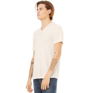 Camiseta unisex de manga corta con cuello en V, camisetas para hombre, azul marino - Product Image 5