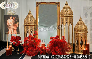 Lámparas Marroquíes Metálicas para Bodas Árabes y Faroles Coloridos para Decoración Mehndi, Tamaño Personalizado, Lámparas Marroquíes Ligeras y Coloridas del Reino Unido - Product Image 3