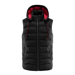 Veste matelassée décontractée d'hiver pour homme, nouvelle, élégante, respirante, surdimensionnée, avec techniques de lavage, couleur noire - Product Image 2