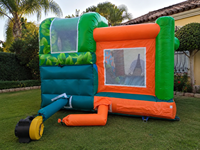 Aire de jeux gonflable professionnelle 3,5x3,4x2,45 m – Château gonflable en PVC – Utilisation professionnelle en extérieur/intérieur – Conforme aux normes européennes