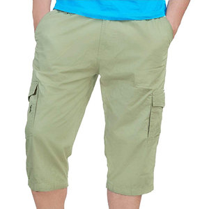 Pantalones cortos de gimnasio antiarrugas informales para hombre 2025, transpirables, de nailon, con cordón, bolsillos deportivos, patrón sólido, respetuosos con el medio ambiente, deportes elegantes - Product Image 1