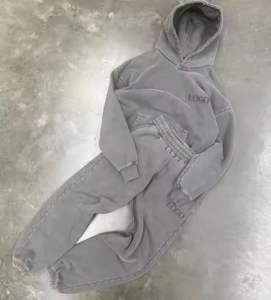 Chándales de Hombre de Alta Calidad con Lavado Ácido, Color Sólido, Precio Bajo, Invierno, Personalizados, Transpirables, en Venta - Product Image 5