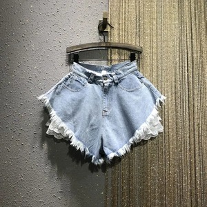 Premium Custom Washed Denim Shorts Summer 2 in 1 Performance <b>Jeans</b> Shorts for <b>Women</b> Stylish Premium New <b>Women's</b> Shorts - Product Image 1