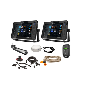 MEILLEUR PRIX HDS Live Bundle - 2 - Écrans de 12 pouces, Transducteur T-M 3-en-1 AI, GPS Point 1, Télécommande LR-1 et Câblage - Product Image 1