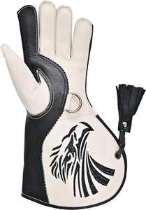 Guantes de Cetrería de Nuevo Diseño para el Manejo de Aves, Colores Personalizados, Cuero Largo de Alta Calidad, Doble Capa, Pantalla Táctil para Deportes de Playa - Product Image 3