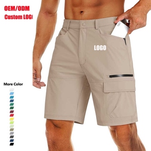 Pantalones cortos ligeros Cargo para hombre, elegantes, informales, con múltiples bolsillos, cómodos, para exteriores, pantalones cortos de moda para hombre - Product Image 1