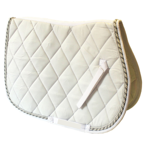 Elegante almohadilla acolchada de poliéster para silla de montar con cordón, transpirable, venta al por mayor, fabricante personalizado, competitivo para equitación - Product Image 1