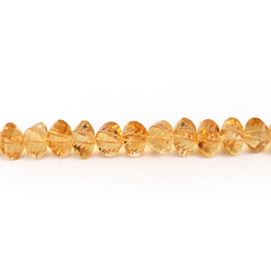 Pierres précieuses en citrine jaune naturelle, forme torsadée, facettées, percées, pierres brutes certifiées par une tierce partie, Gopika Exports, bijoux fins - Product Image 2