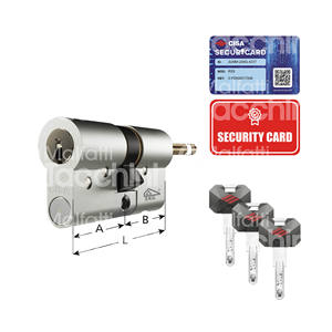 กระบอกรักษาความปลอดภัย RS5พร้อมลูกบิดเตรียมหมุด16พินที่ใช้งานอยู่จัดเรียงบน5แถวและพินด้านข้างคู่ - Product Image 1