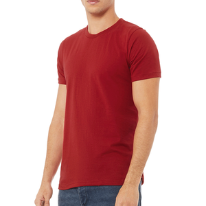 เสื้อยืดคอกลมสำหรับผู้ชายเสื้อคอตตอนคอกลมสีพื้นสำหรับฤดูร้อน - Product Image 2