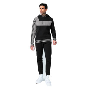 100% Cotton Material Men's Tracksuits Winter Mens Jogging Suit Set Custom Logo Tracksuit High Quality Hoodie and <b>Jogger</b> Set - Product Image 1