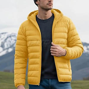 Veste matelassée à capuche de qualité supérieure, très vendue, chaude, confortable, imperméable, coupe-vent, légère, pour homme, en vente en ligne - Product Image 3