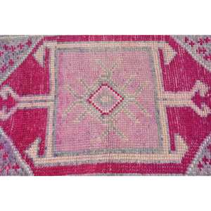 Tapis Kilim Turc Vintage 3.1 X 10.1ft Rose Gris Patchwork Design Laine Latex pour Salon Couloir 9x12 Rectangle Jute Tapis - Product Image 5